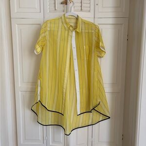 Sacai voile button shirt